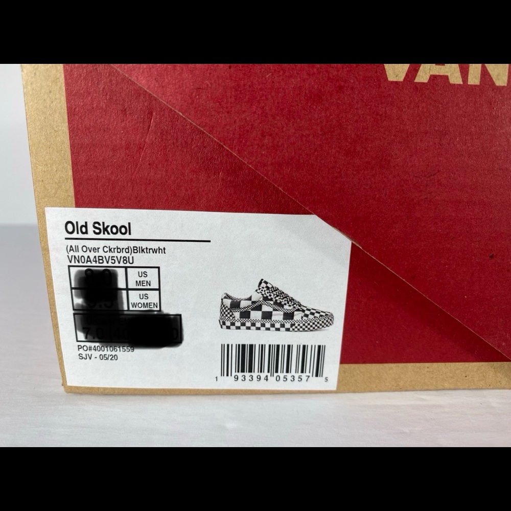 Vans Old Skool All Over Checkerboard Sneakers - Picture 6 of 7